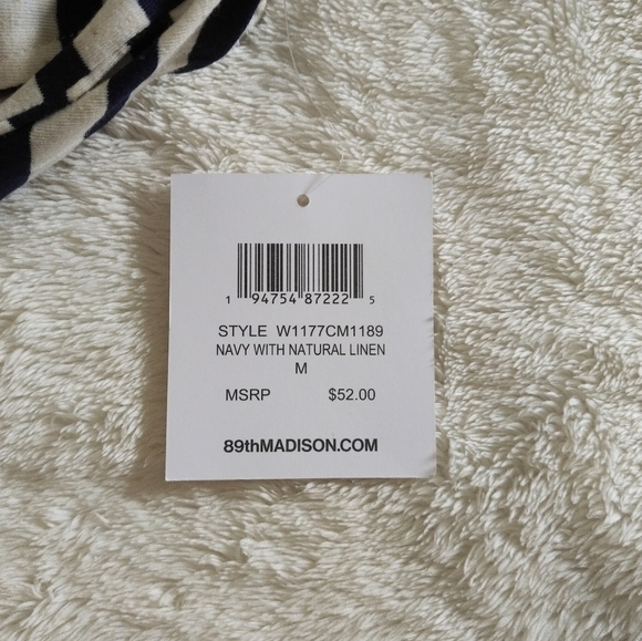 89th + Madison Striped Midi Skirt -NWT - Picture 11 of 11